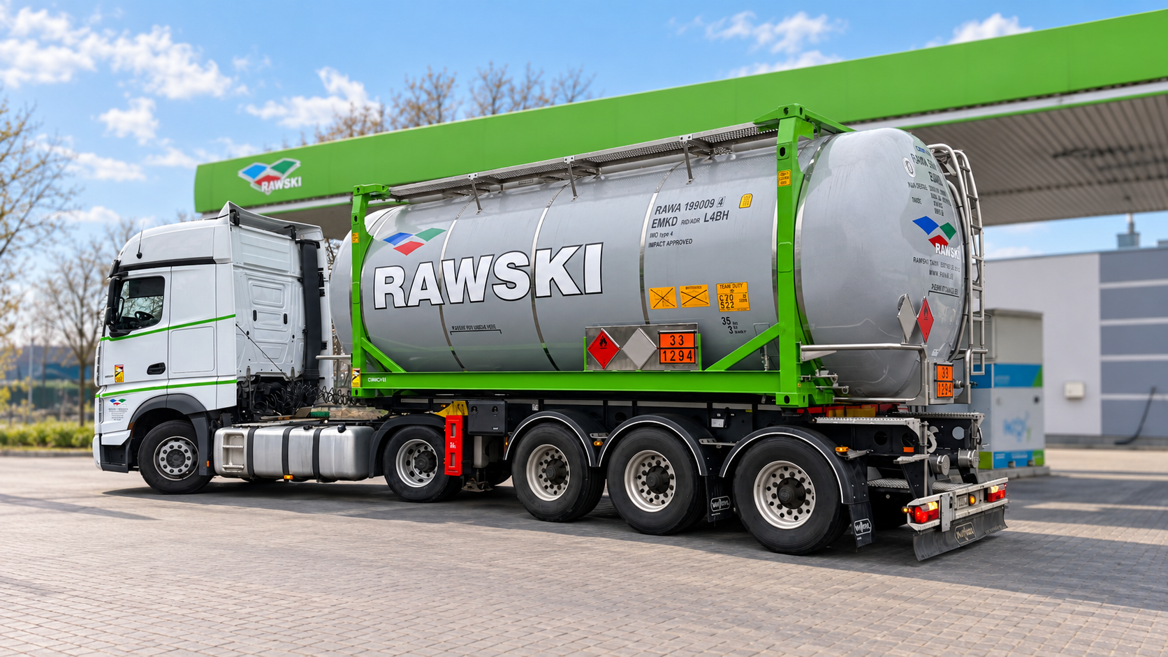 Zestaw Rawski z kontenerem-cysterną